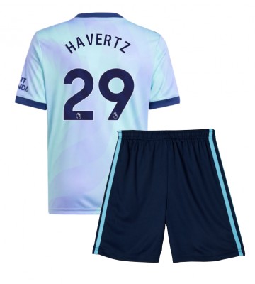 Arsenal Kai Havertz #29 Tercera Equipación Niños 2024-25 Manga Corta (+ Pantalones cortos)